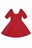 Rady☆パフスリーブフレアワンピ☆レッド☆新品タグ付き
