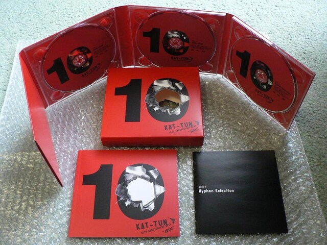 KAT-TUN^xXgAow10TH ANNIVERSARY BEST "10ks!"xԌ1y3CDzS42Ȏ^  ^gObY 