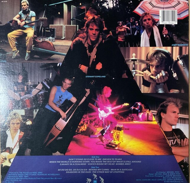 THE POLICE / ZENYATTA MONDATTA.  No3-5  CD/DVD/rfI 