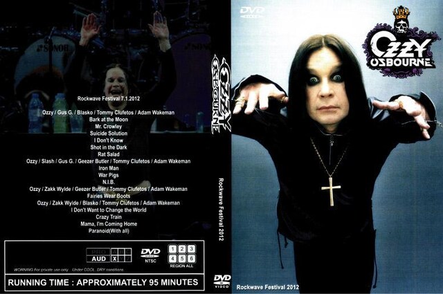 OZZY OSBOURNE ROCKWAVE 2012 IW[IY{[   CD/DVD/rfI 