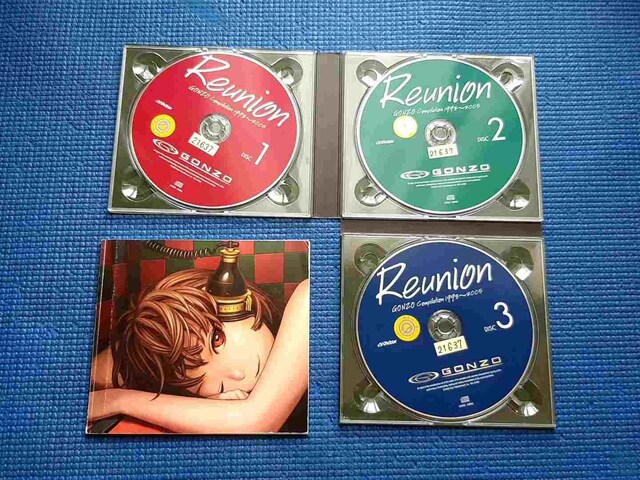 CD 3g Reunion GONZO Compilation 1998~2005  CD/DVD/rfI 