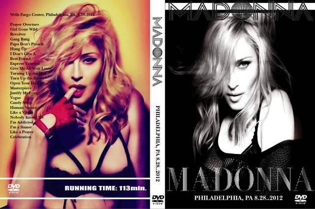 ᑗMADONNA PHILADELPHIA, PA 8.28..2012 }hi   CD/DVD/rfI 