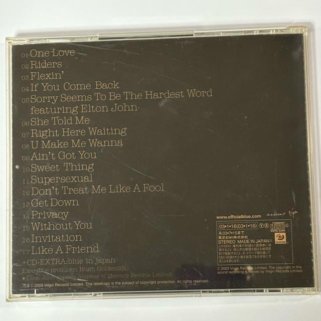 BLUE / ONE LOVE  CD/DVD/rfI 