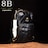 ◆Rock Lether 牛本革 強シュリンク ボディバッグ◆黒b44