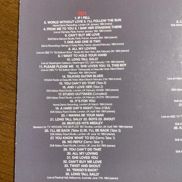 A 2g@THE BEATLES / ALL THESE YEARS 1964 ANTHOLOGY r[gY  ^gObY 