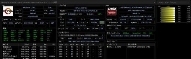ygp5ԁzRX9070XT Ryzen7 7700yGalleriaz  PC{/Ӌ@ 