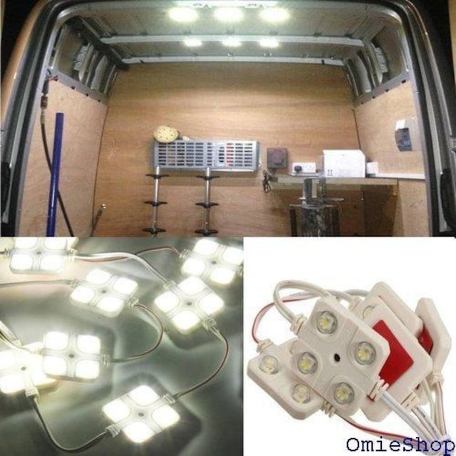 Ranzek 40LED 12V 14W LED[ zCg ͔ ȃGlM[ e[vt DIY p 115  /oCN