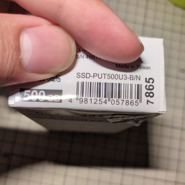 BUFFALO SSD-PUT500U3-B/N 500GB  PC{/Ӌ@ 
