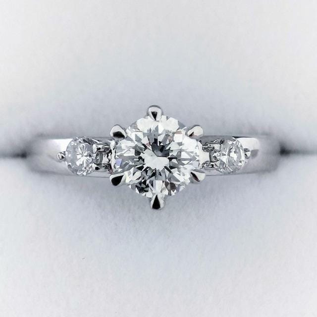 WG[}L _Ch O Pt850 0.55ct 0.14ct 3.8g   ANZT[/v 