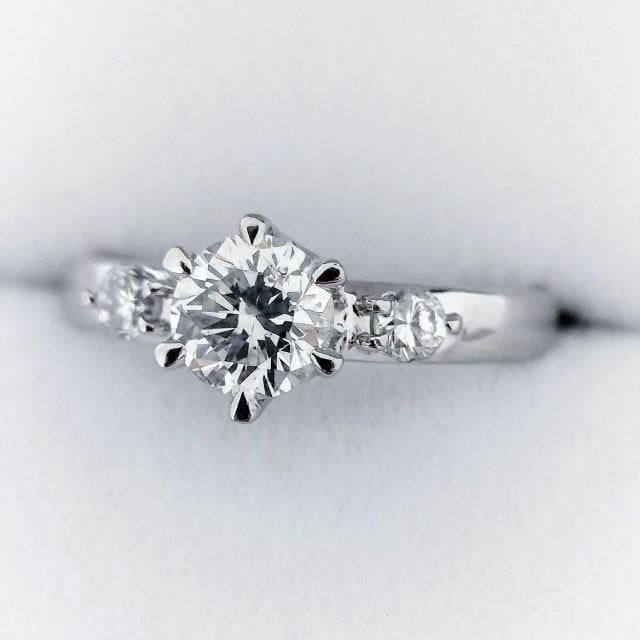WG[}L _Ch O Pt850 0.55ct 0.14ct 3.8g  ANZT[/v 