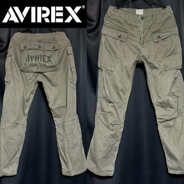 美品 AVIREX アヴィレックス カーゴパンツ M ミリタリー アメカジ 古着 美品 AVIREX アヴィレックス カーゴパンツ M ミリタリー