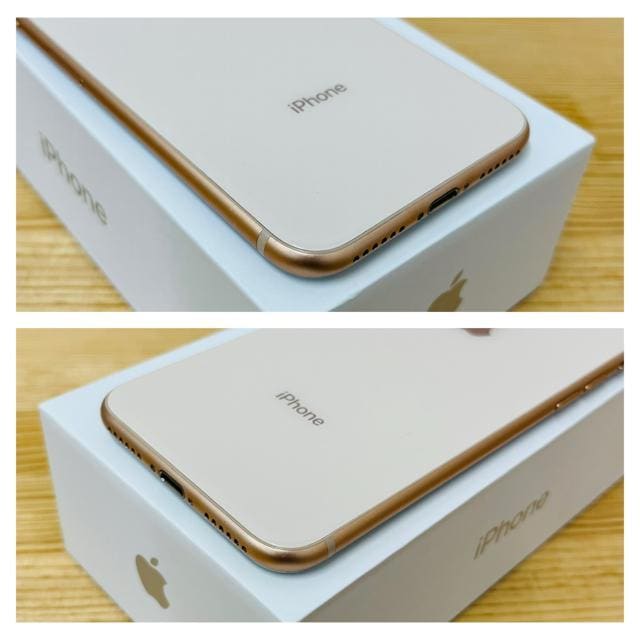 B 100% iPhone 8 64 GB SIMt[ S[h {  Ɠd/AV 