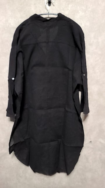 ViKMRiiP@Oversized Crepe Shirt@2BLACK