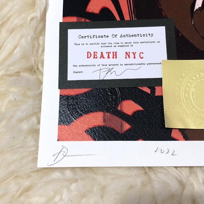 世界限定100枚 2022年 新作正規品 DEATH NYC