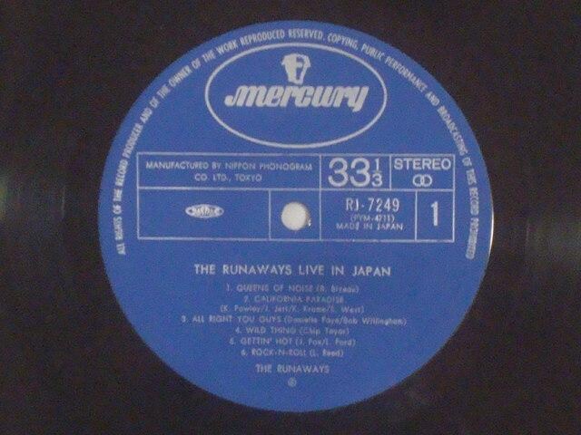 CuECEWpiLIVE IN JAPANj / iEFCYiTHE RUNAWAYSj /|[g[gtLP  CD/DVD/rfI 