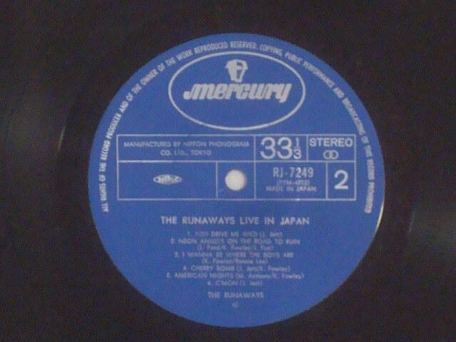 CuECEWpiLIVE IN JAPANj / iEFCYiTHE RUNAWAYSj /|[g[gtLP  CD/DVD/rfI 