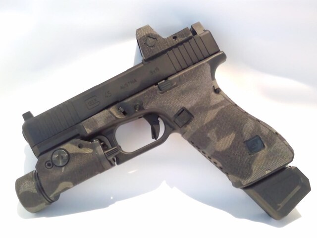 GAK COMBAT TEXTILES ی색bv RMR Type2 Bottuns Cut MultiCam   