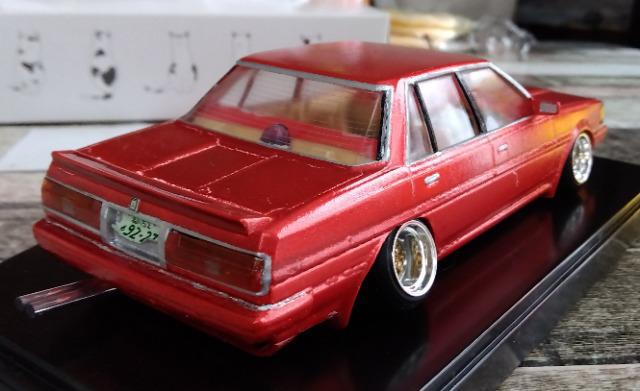 【値下げ≫無し】当時 プラモ フジミ 71 クレスタ ヤラレ風【改】旧車 暴走族 ☆当時品☆プラモデル☆フジミ☆トヨタ☆gx71・クレスタ☆【改
