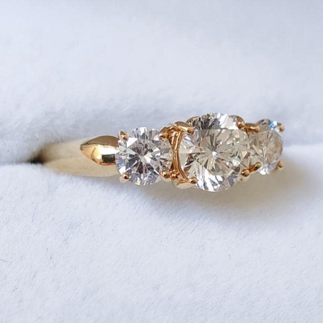 _Ch O K18YG 1.00ct 2.3g  ANZT[/v 