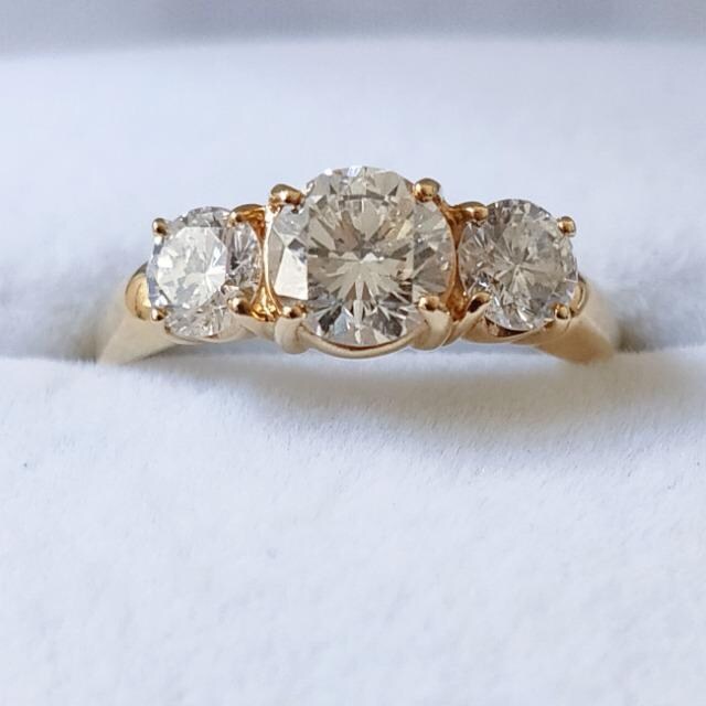 _Ch O K18YG 1.00ct 2.3g  ANZT[/v 
