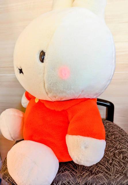 特別オファー Miffy/ミッフィー/特大サイズぬいぐるみ/メロディー3曲入/ほっぺ ぬいぐるみ