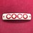 正規品 シャネル CoCoロゴ バレッタ ホワイト/レッド
