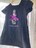 黒のAライン半袖Tシャツ120