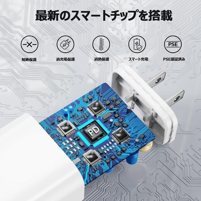 iPhone16/15[d ^Cvc 20W PD}[dUSB-C 2Zbg 2m USB-C to C P[u2{t  Ɠd/AV 