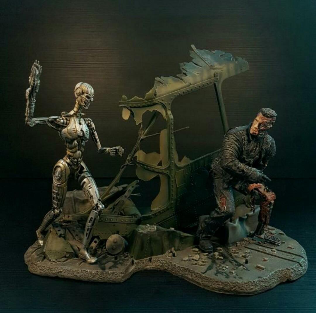 通常の小型アクションフィギュア,3つのターミネーターモデル