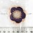 18*ハンドメイド♪オリジナルビジュー ループ付きお花モチーフ 14