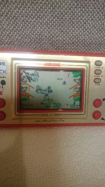 中古 貴重！当時モノ ゲームウォッチ 任天堂 ミッキーマウス
