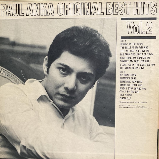 PAUL ANKA ORIGINAL BEST HITS VolDQ  CD/DVD/rfI 
