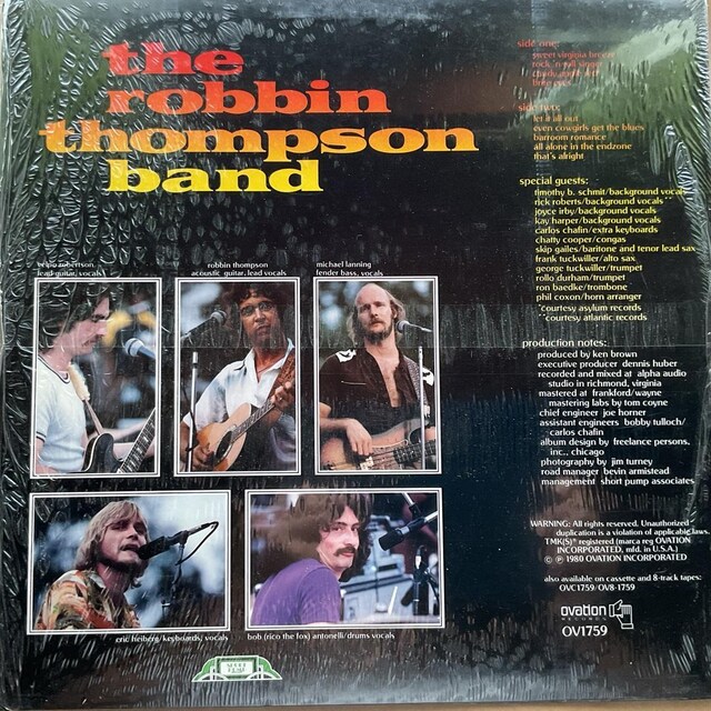 the robbin/ Thompson baubd  CD/DVD/rfI 