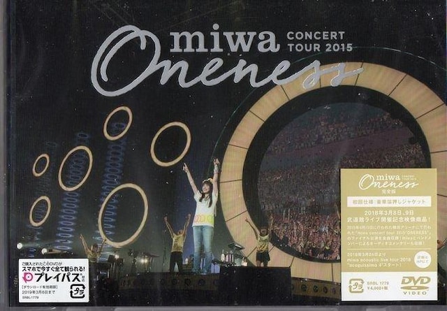 DVD@miwa concert tour 2015gONENESSh`SŁ`   CD/DVD/rfI 