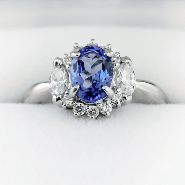 WG[}L _Ch~^UiCg O Pt850 0.80ct 0.45ct 6.0g  ANZT[/v 