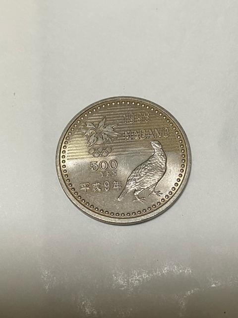 500円硬貨☆1998☆名古屋オリンピック☆平成9年☆ボブスレー