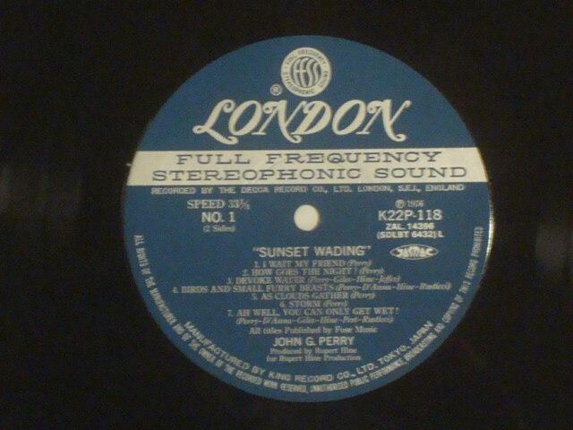 TZbgEEFCfBOiSUNSET WADINGj / W G y[iJOHN G. PERRYj@ѕtLP  CD/DVD/rfI 