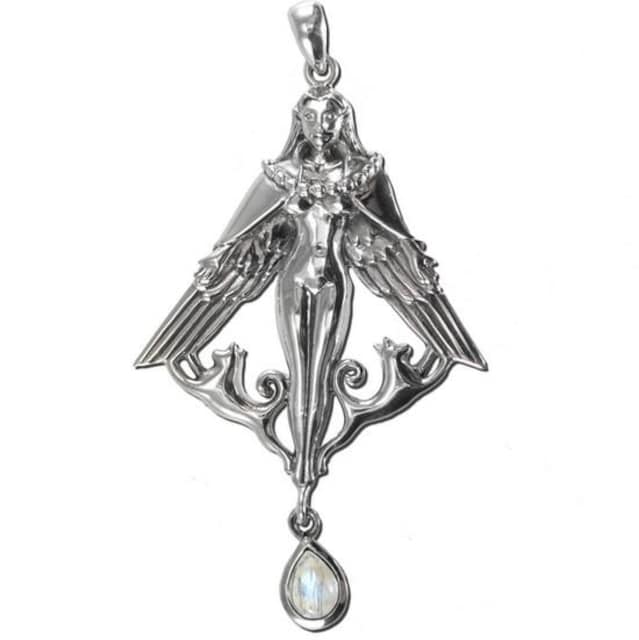 MM: Freya pendant with Rainbow Moonstone   ANZT[/v 