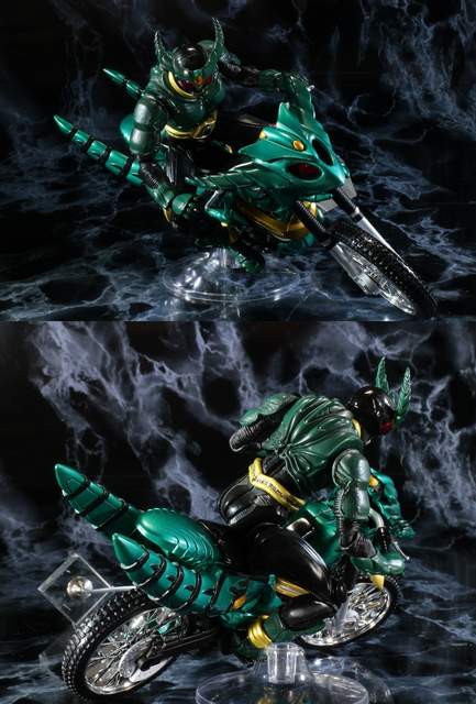 中古 S.H.フィギュアーツ 仮面ライダーギルス&ギルスレイダー