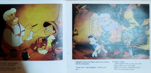 Walt Disney's Pinocchio 1982NŃfBYj[ smLI  {/G 