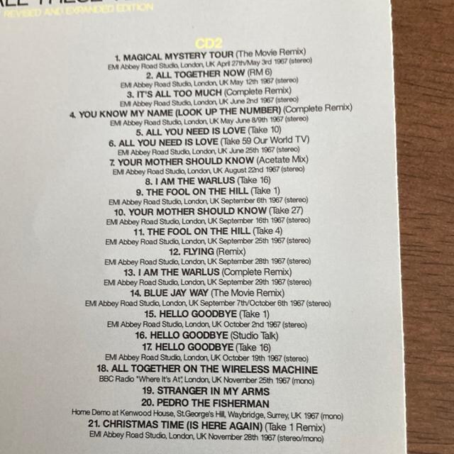 A 2g@THE BEATLES / ALL THESE YEARS 1967- ANTHOLOGY r[gY  ^gObY 