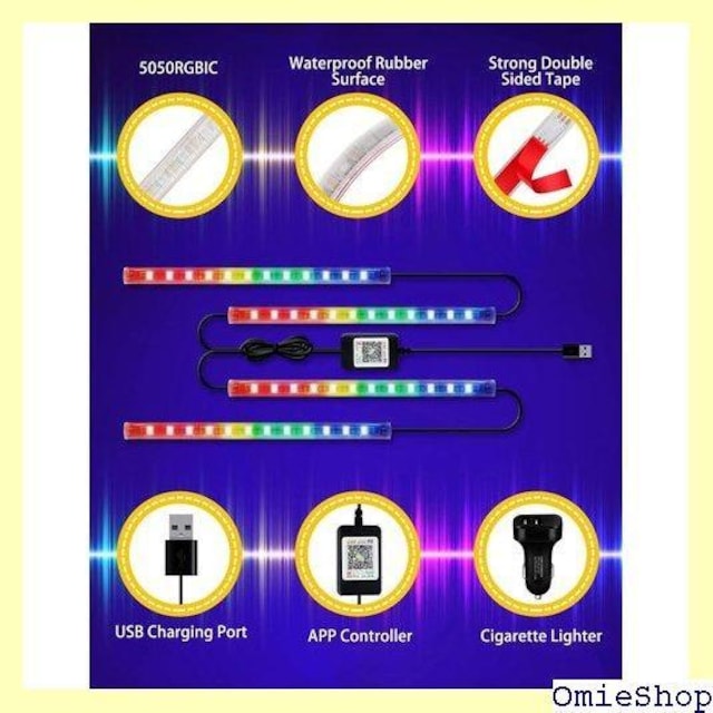 ԗpLEDe[vCg tbgCg  ArG  USB&VK[\Pbg 2틋d 12V 48SMD 208  /oCN