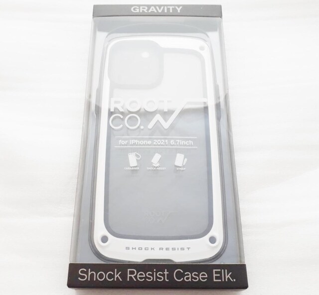 ROOT CO GRAVITY Shock Resist Case Elk for iPhone13 Pro MAX zCg 