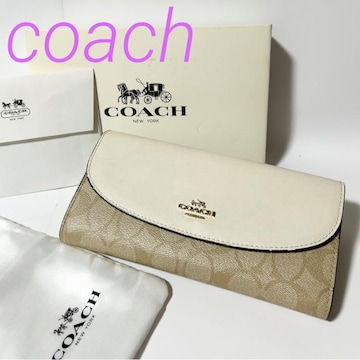 COACH R[` VOl`[ ܂蒷z PVC U[ t