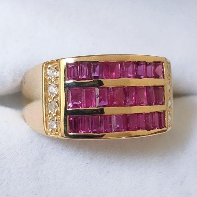 _Ch~r[ O K18YG 1.47ct 0.08ct 6.4g  ANZT[/v 