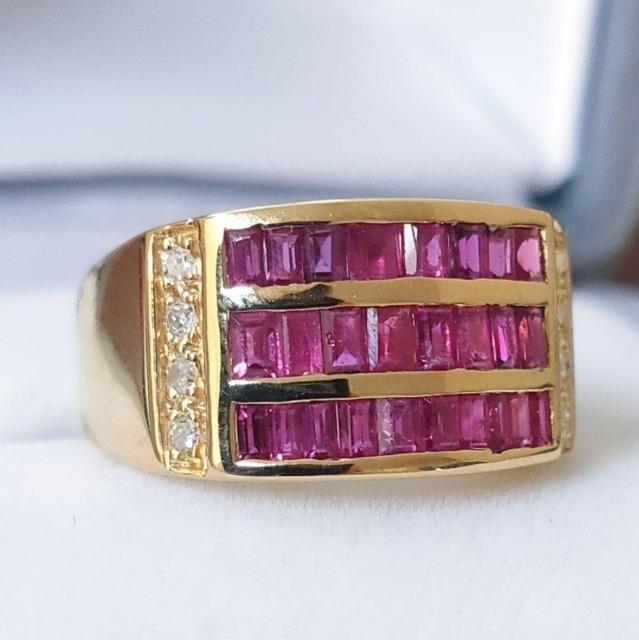 _Ch~r[ O K18YG 1.47ct 0.08ct 6.4g  ANZT[/v 