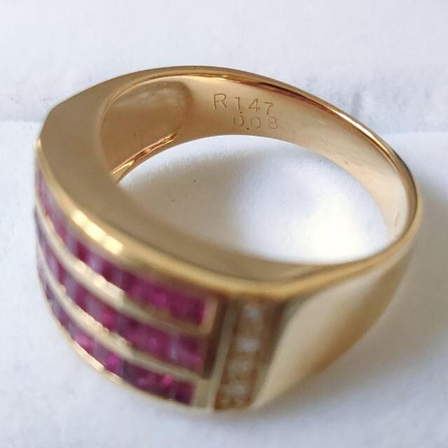 _Ch~r[ O K18YG 1.47ct 0.08ct 6.4g  ANZT[/v 