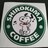 スヌーピー シロクマアイスコーヒーステッカー ビッグ防水
