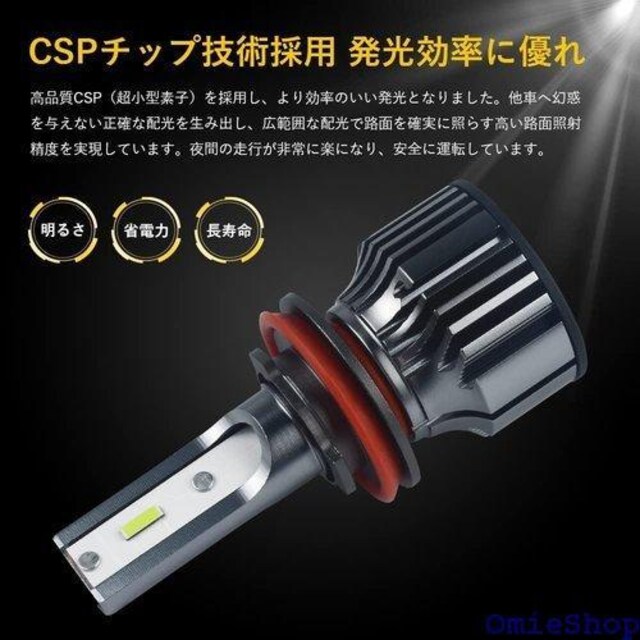 MAZERO H8 H11 H16 LED tHO W~2 DC 12V ԗp ̌^ LEDou 2 419  /oCN
