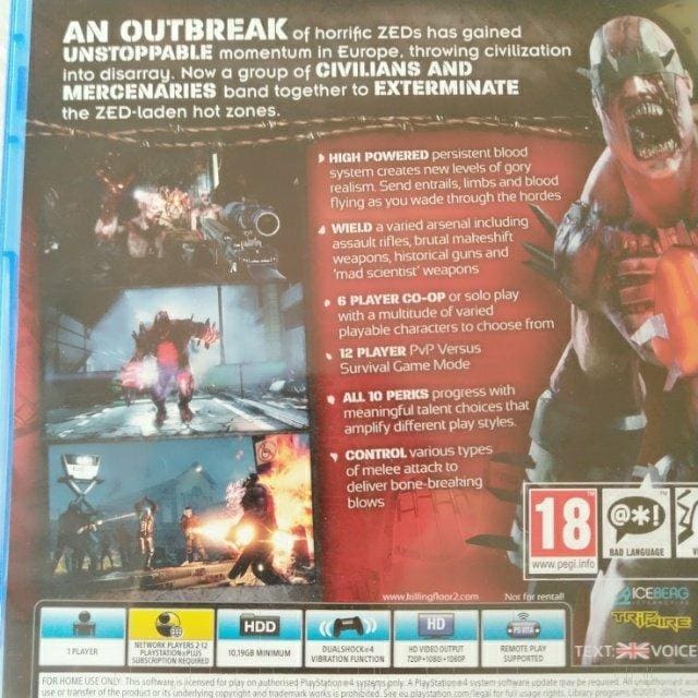 PS4uLOtAQ KILING FLOOR Q(CMX/UK)v  Q[{/\tg 